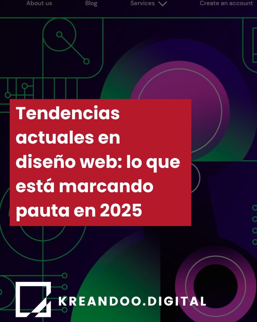 Tendencias de diseño web 2025